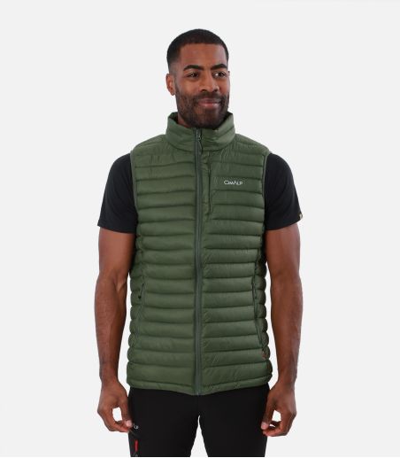 Sleeveless puffer jacket