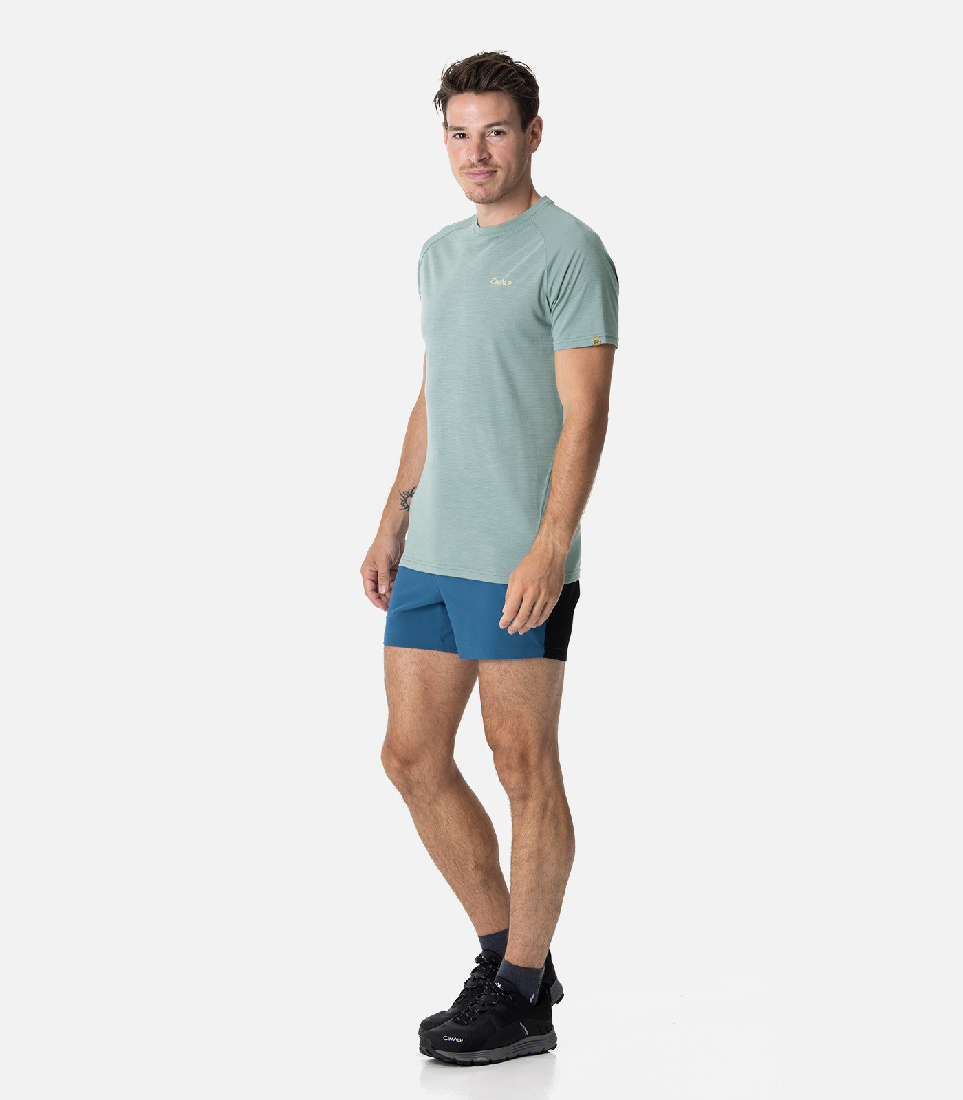 Short court et stretch avec renforts