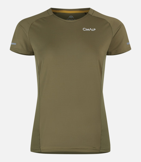 Bi-material trail T-shirt