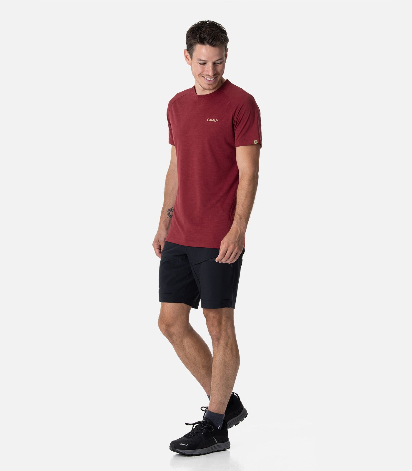 T-shirt en laine Mérinos manches courtes