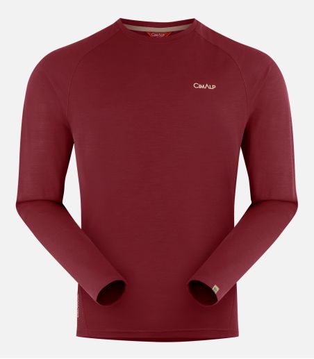 Camiseta de lana merino de manga larga