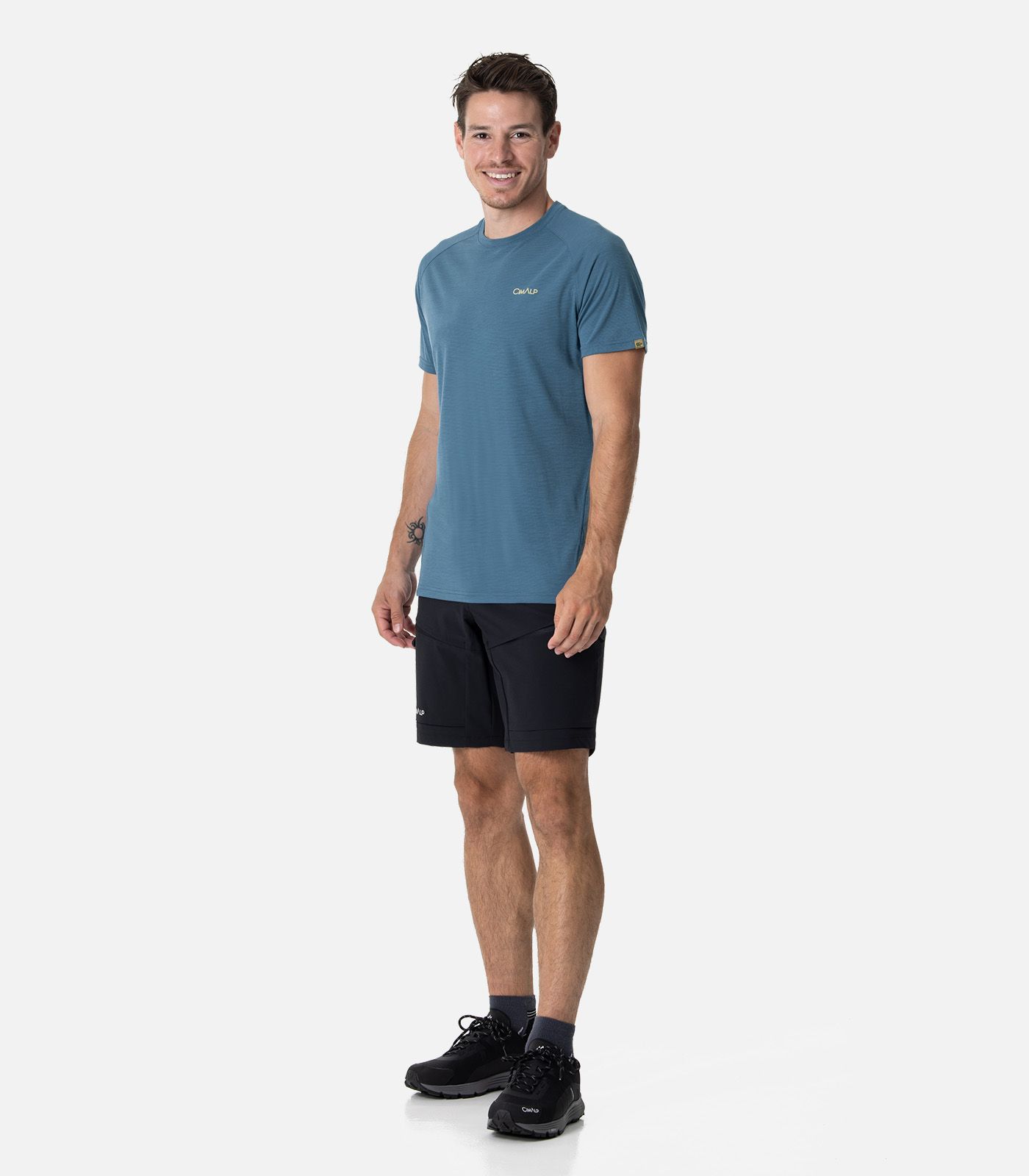 T-shirt en laine Mérinos manches courtes