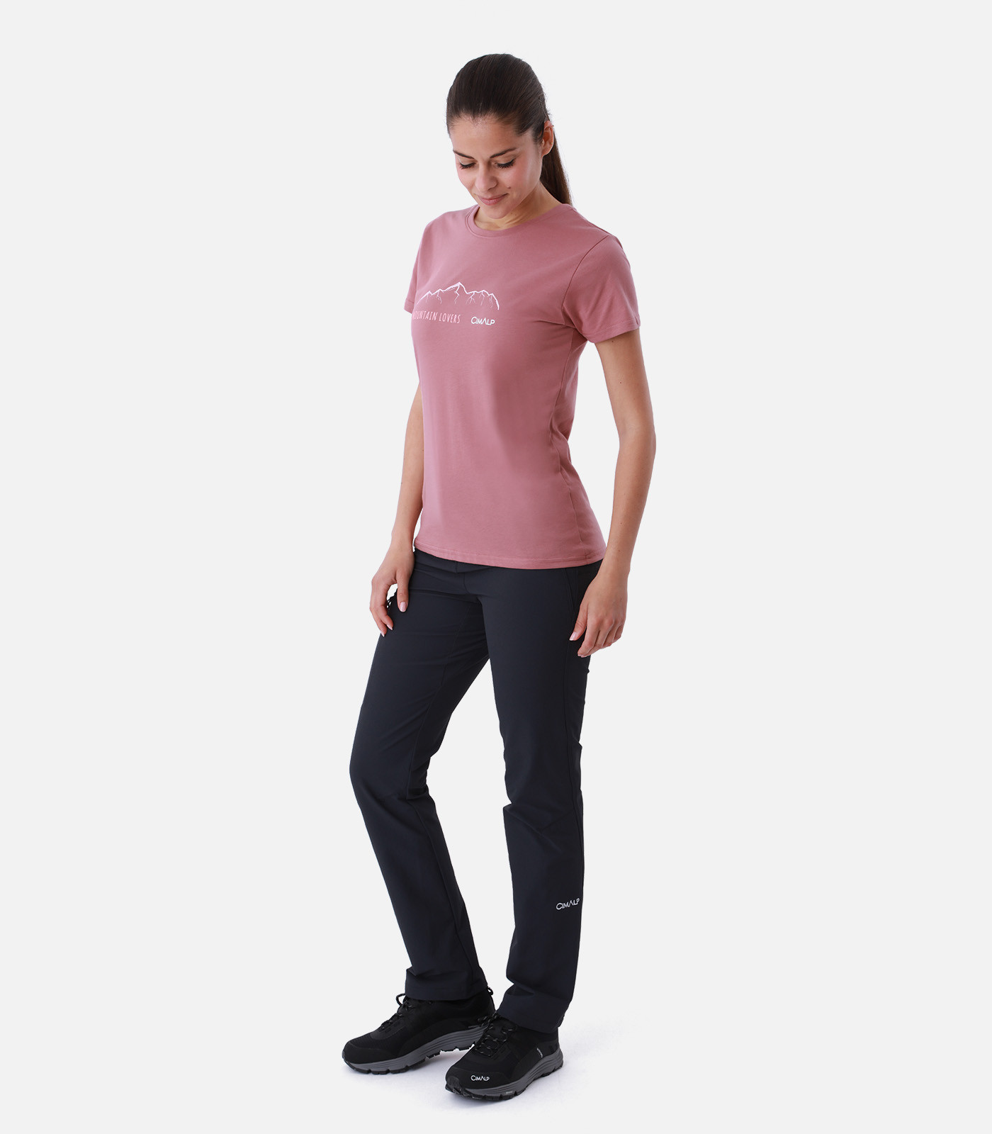 Leichtes T-Shirt aus Baumwolle und Polyester