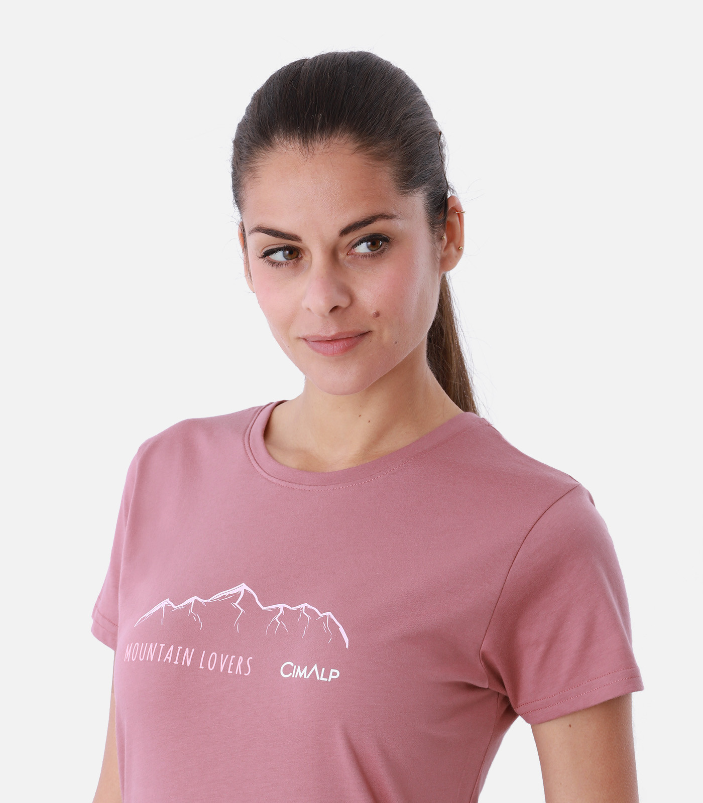 Leichtes T-Shirt aus Baumwolle und Polyester