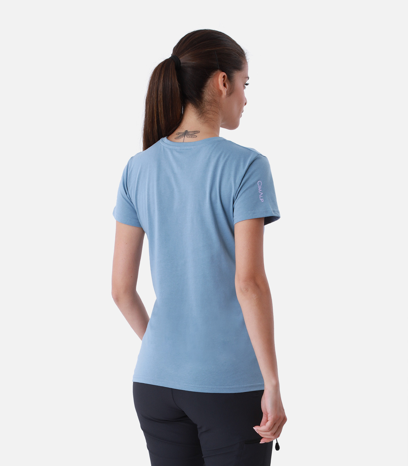 Leichtes T-Shirt aus Baumwolle und Polyester