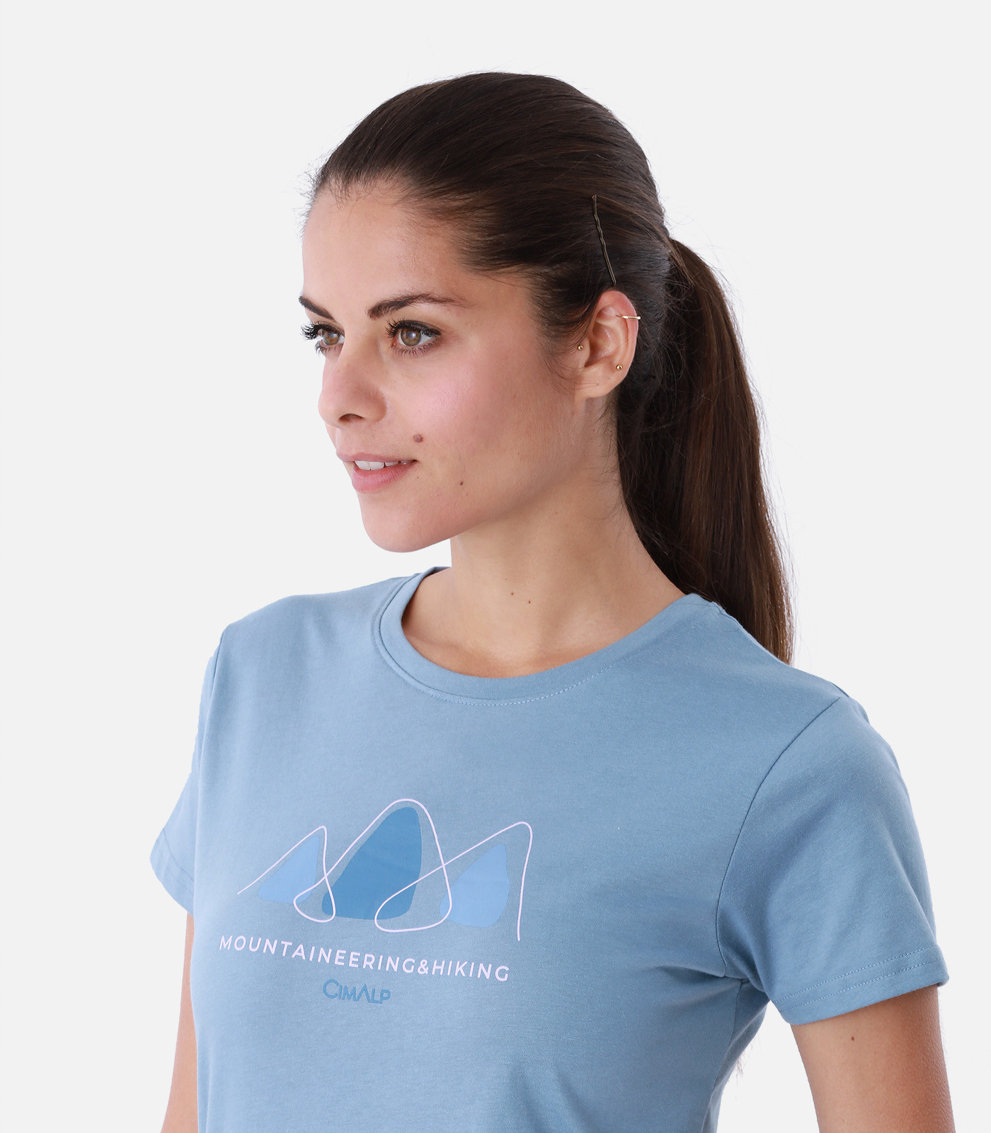 Camiseta ligera de algodón y poliéster