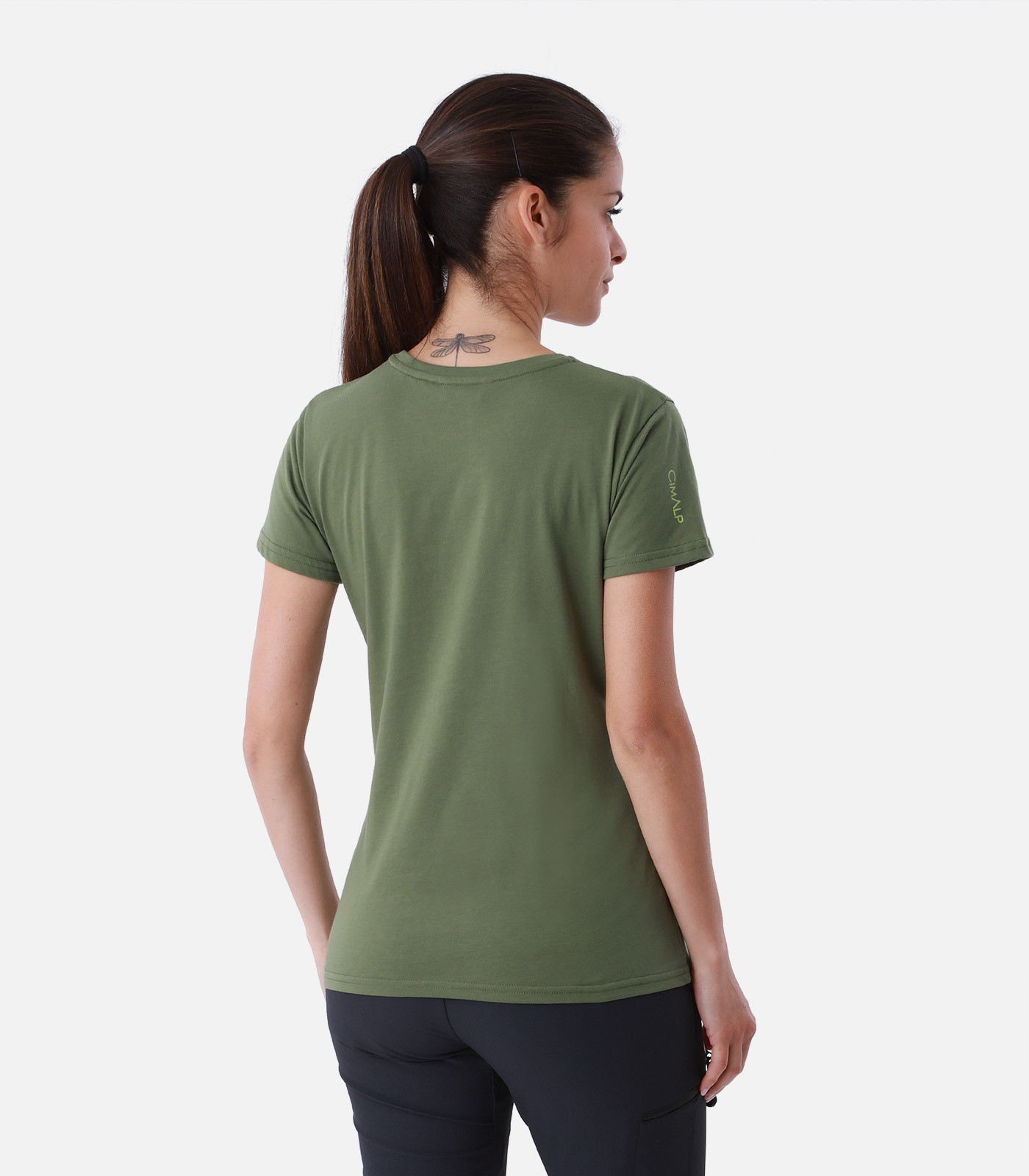 Leichtes T-Shirt aus Baumwolle und Polyester