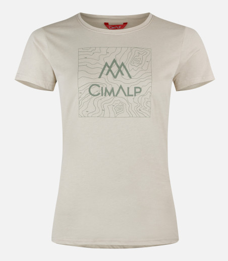 Leichtes T-Shirt aus Baumwolle und Polyester