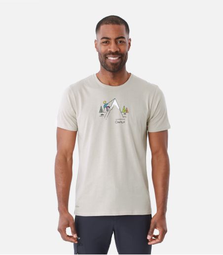 Lightweight cotton/polyester T-shirt