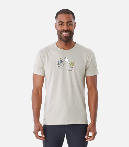 Maglietta in cotone e poliestere