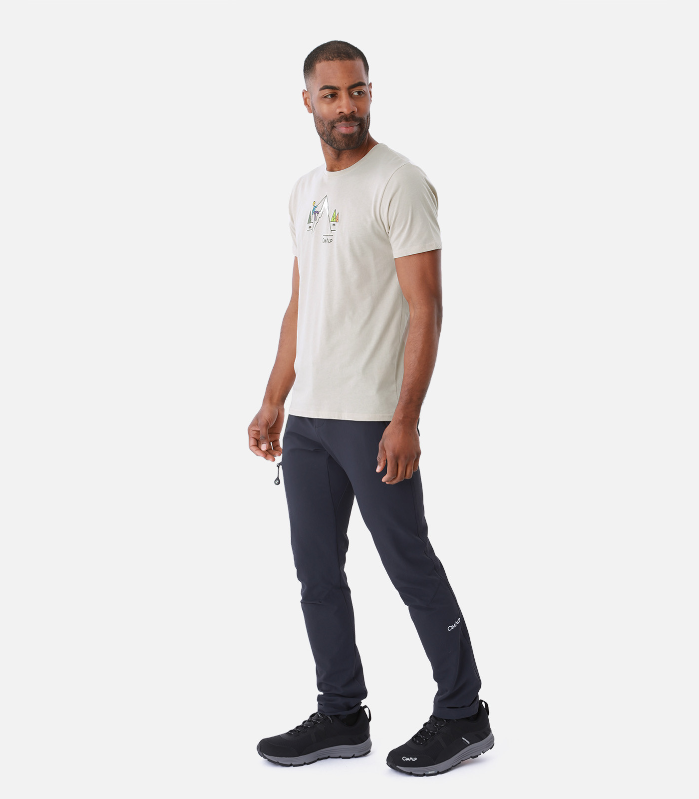 Leichtes T-Shirt aus Baumwolle und Polyester