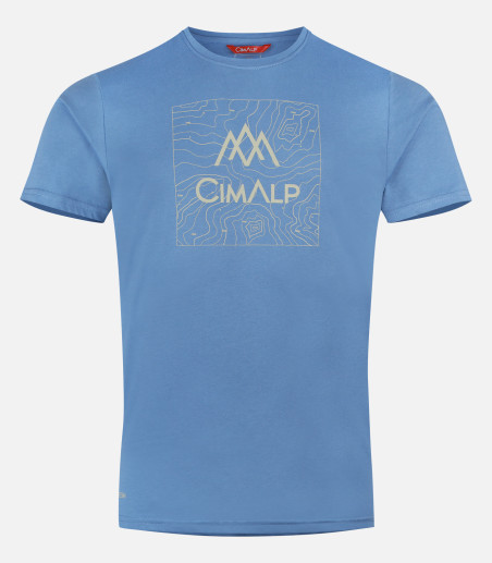 Leichtes T-Shirt aus Baumwolle und Polyester