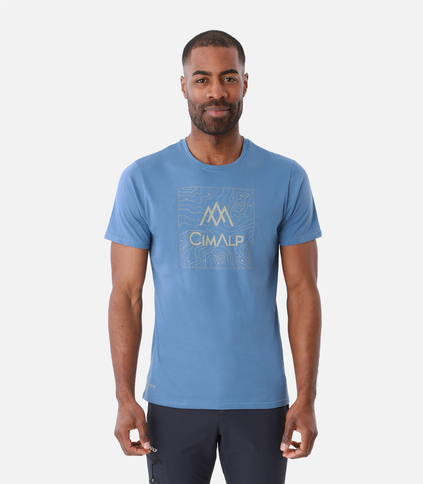 Camiseta ligera de algodón y poliéster