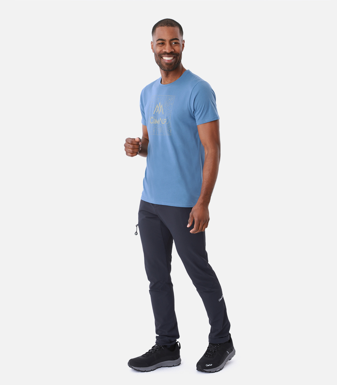 Camiseta ligera de algodón y poliéster