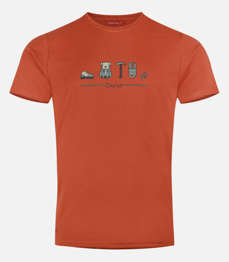 Leichtes T-Shirt aus Baumwolle und Polyester