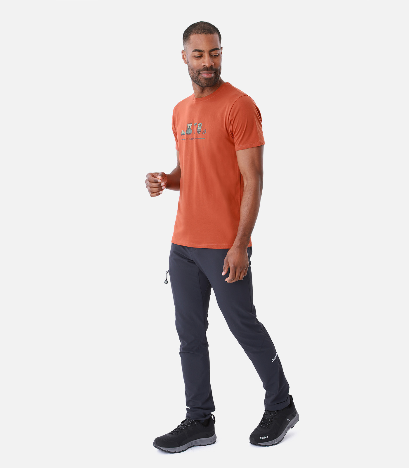 Leichtes T-Shirt aus Baumwolle und Polyester