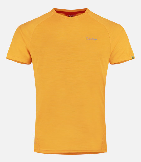 T-shirt in lana Merino a maniche corte