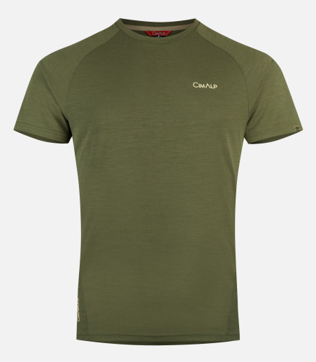 Camiseta de lana merino de manga corta