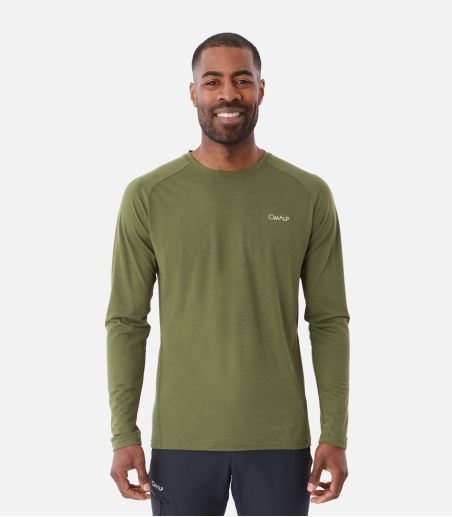 Langärmeliges Merino T-Shirt
