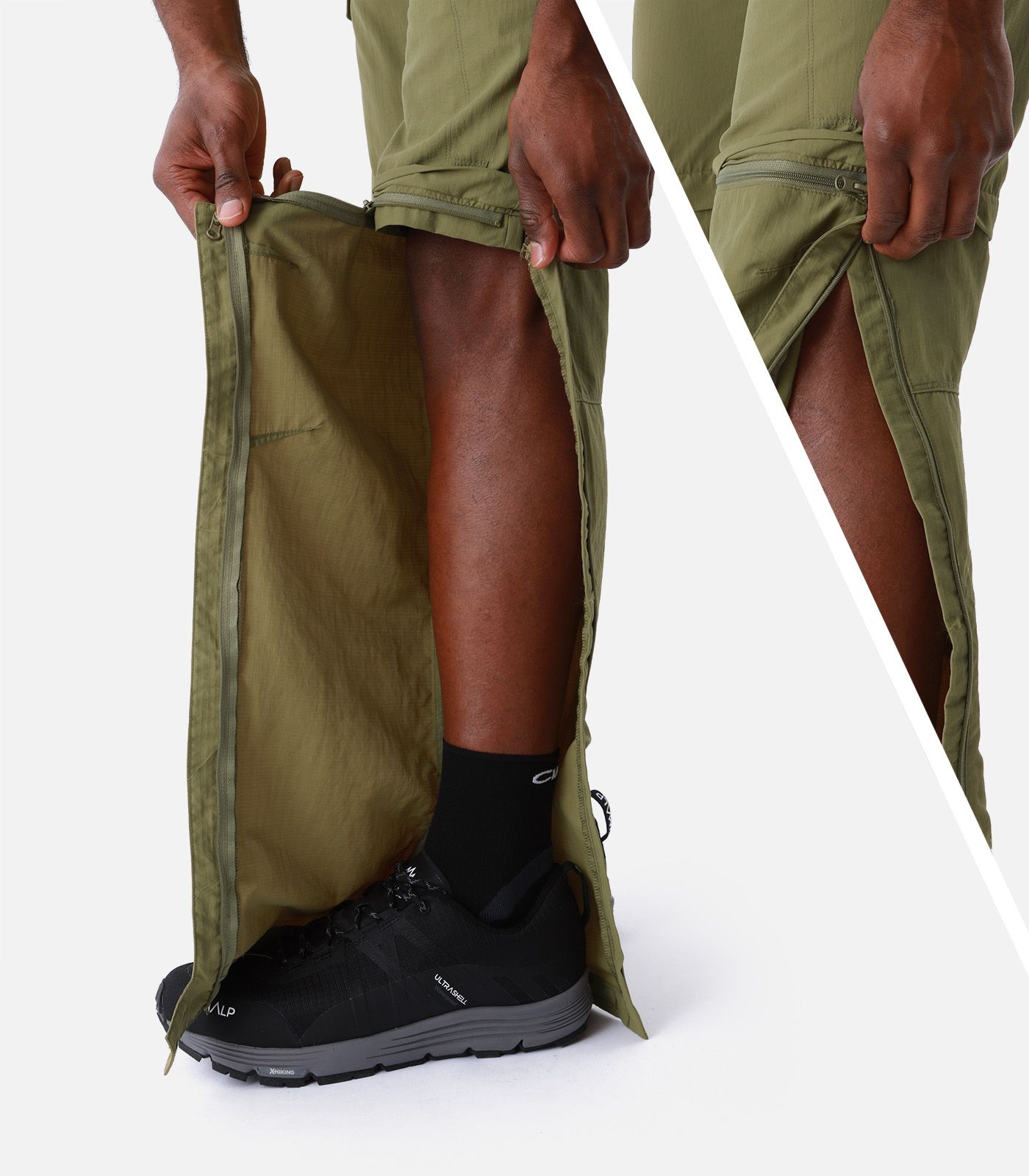 Pantalón convertible 2 en 1 y repelente de mosquitos