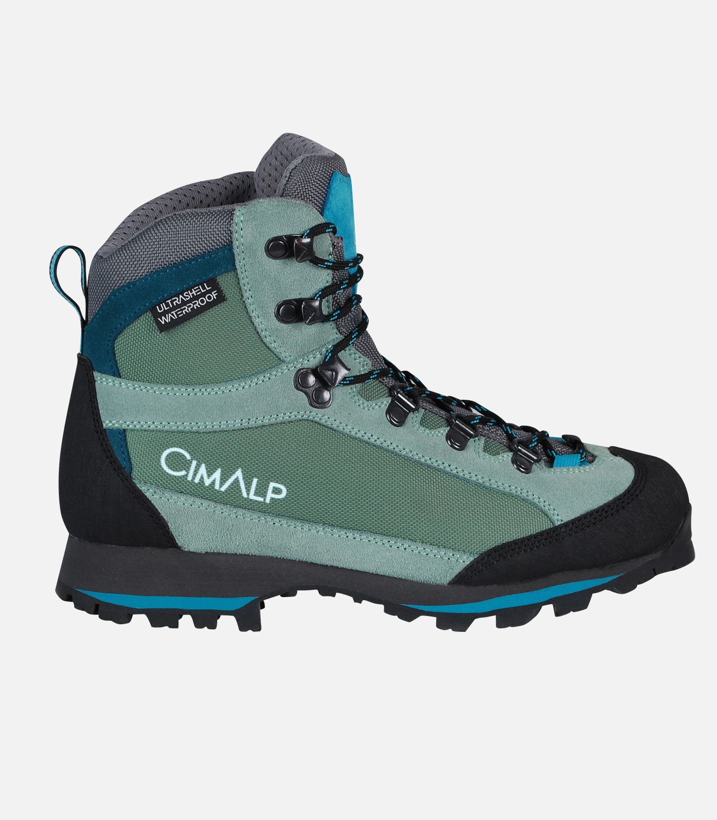 Minzgrün Wasserdichte Trekking-Schuhe mit Vibram®-Sohle