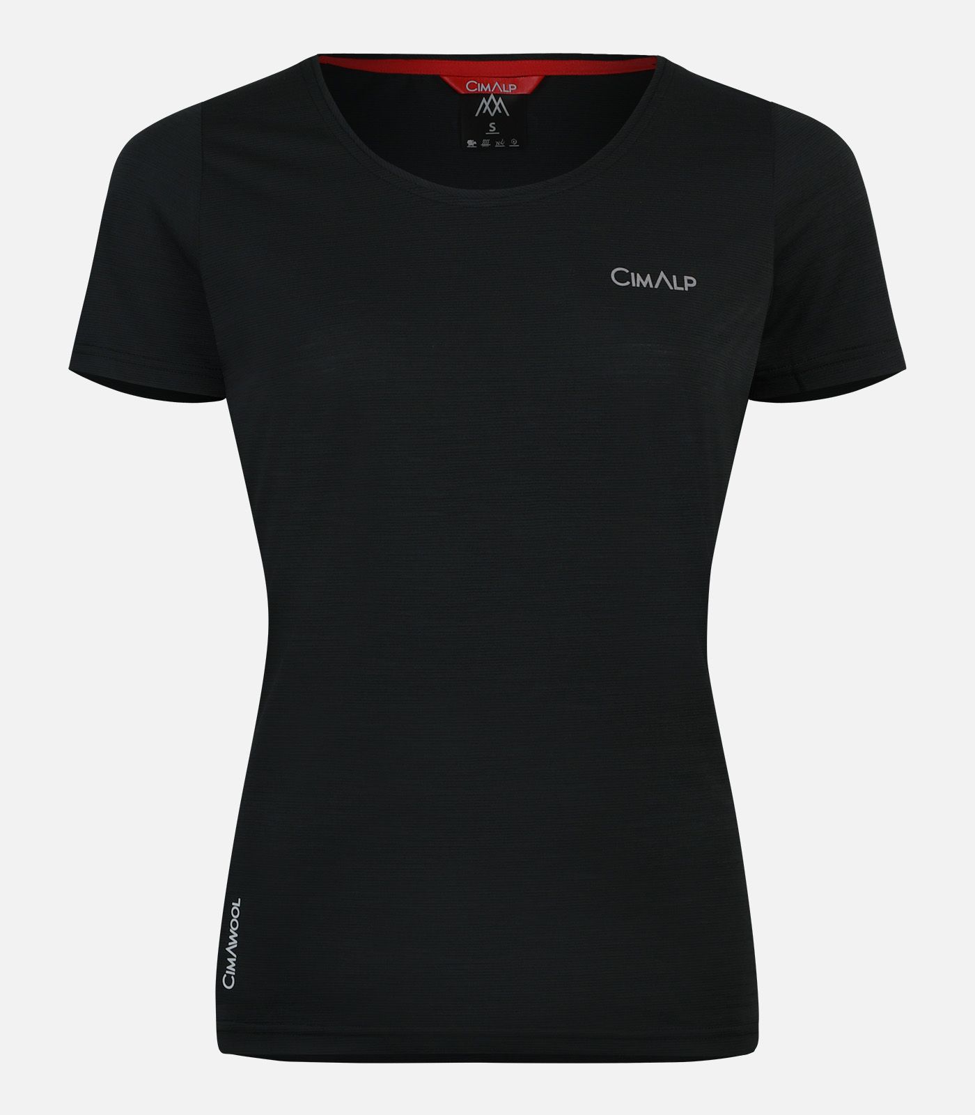 T-shirt in lana Merino a...