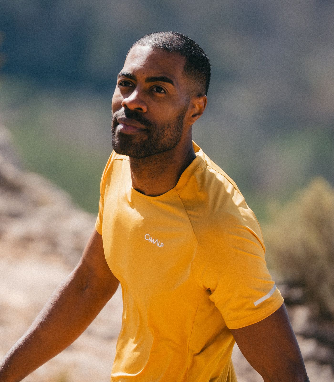 T-shirt de trail bi-matières
