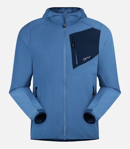 Chaqueta cortaviento y elástica