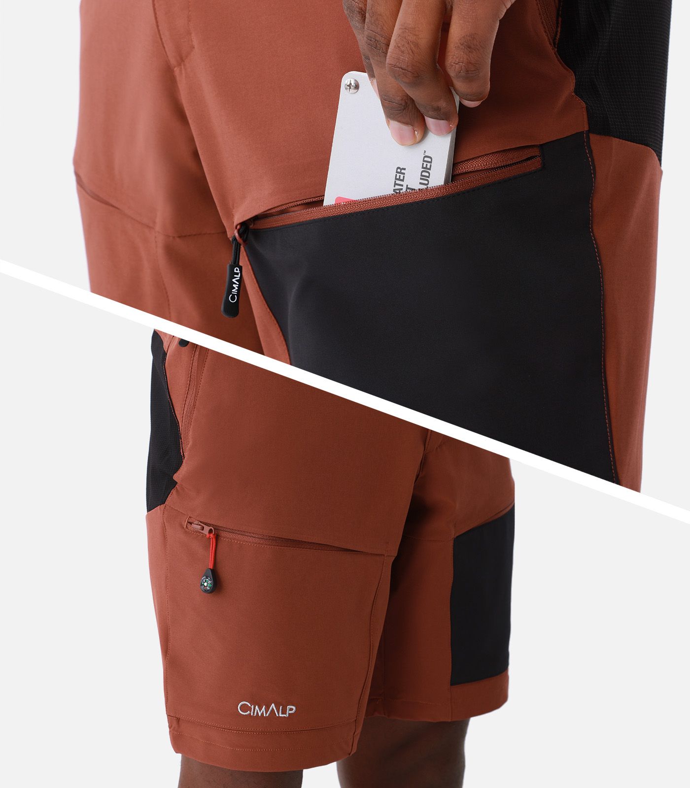 Short medio y elástico con refuerzos