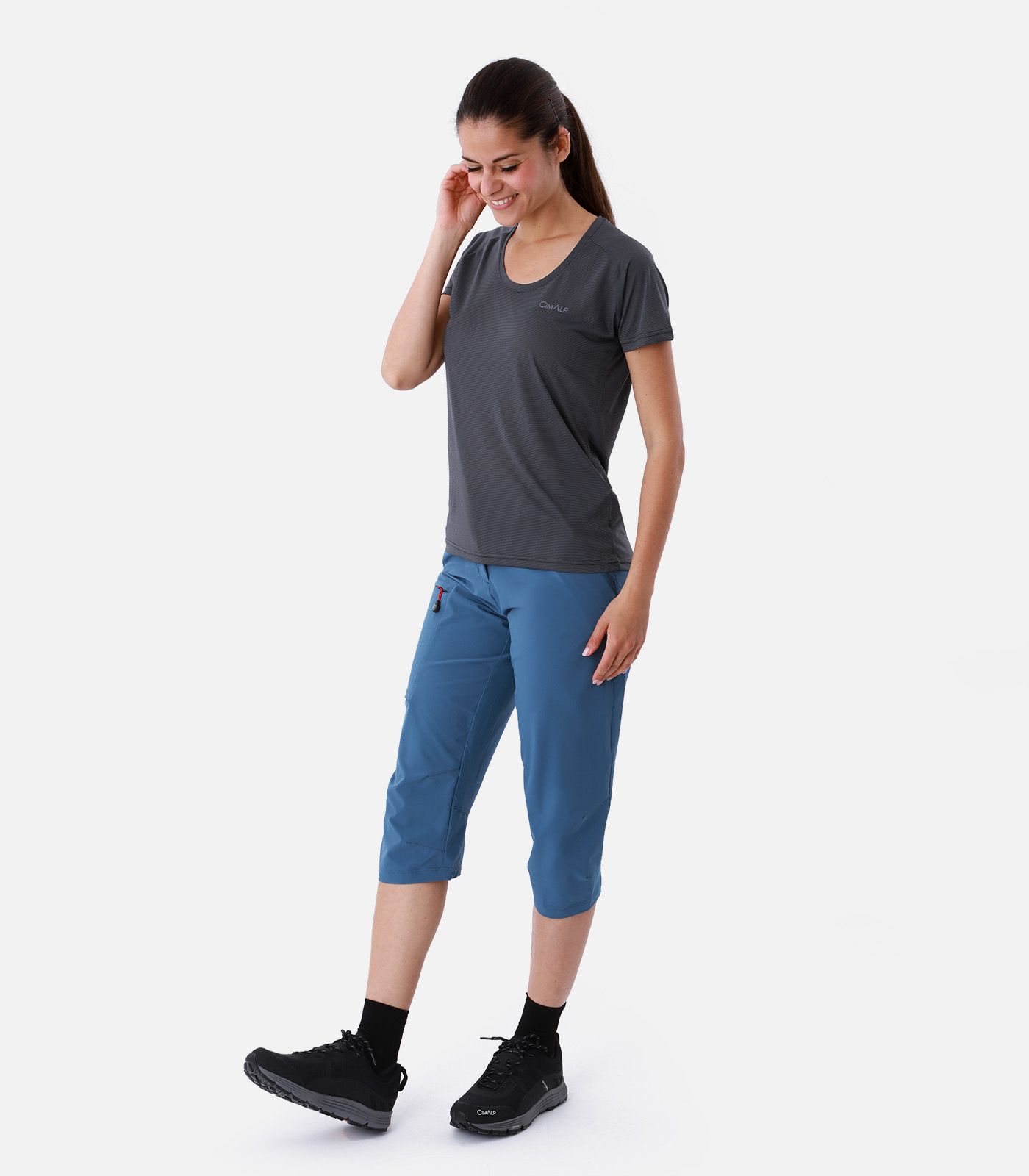 3/4-Funktionshose mit Stretch für Wandern und Reisen