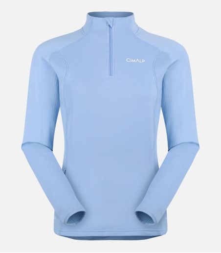 Polaire technique chaude & stretch à col zippé