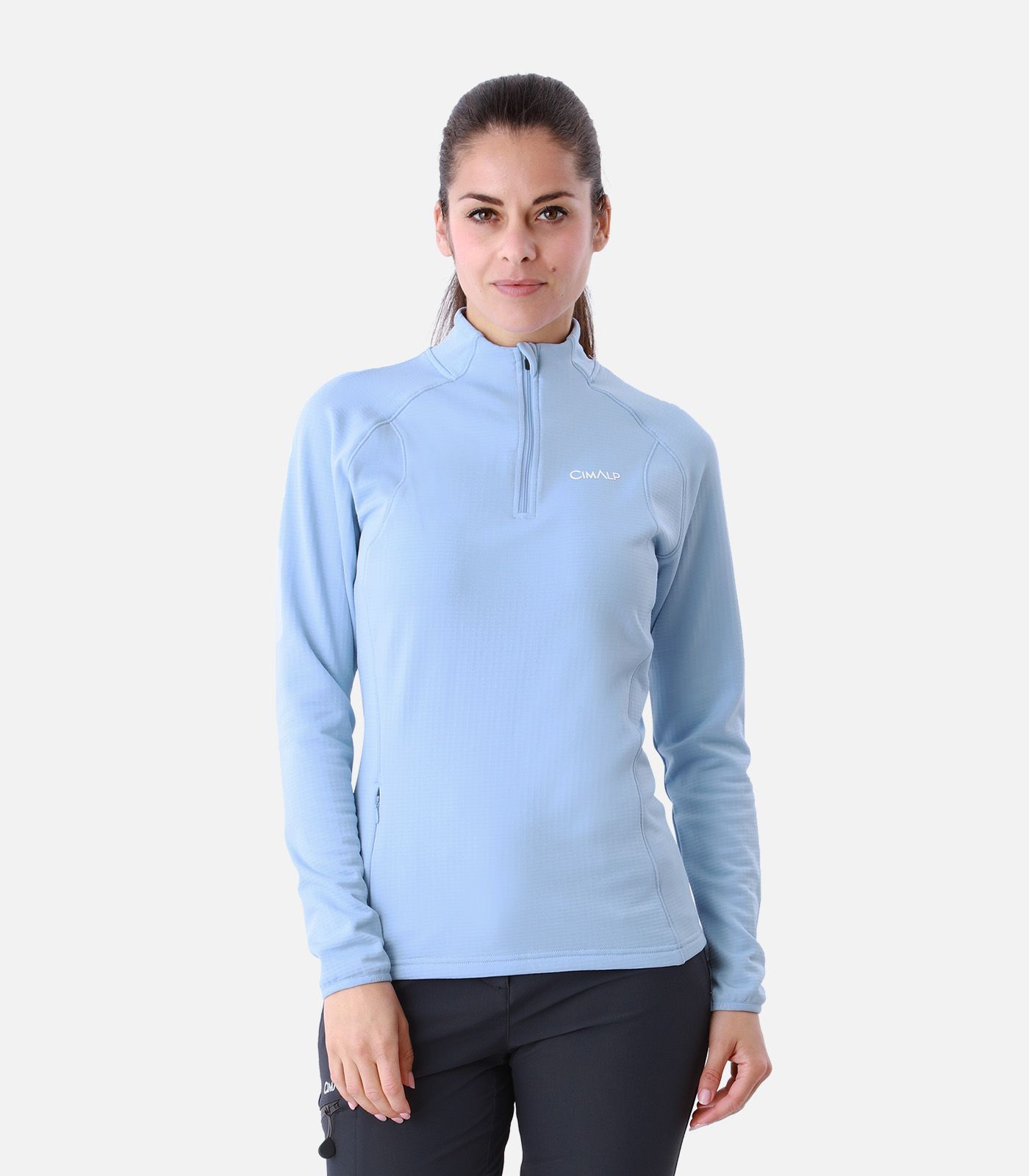 Funktionales warmes Fleece mit Stretch und Half Zip