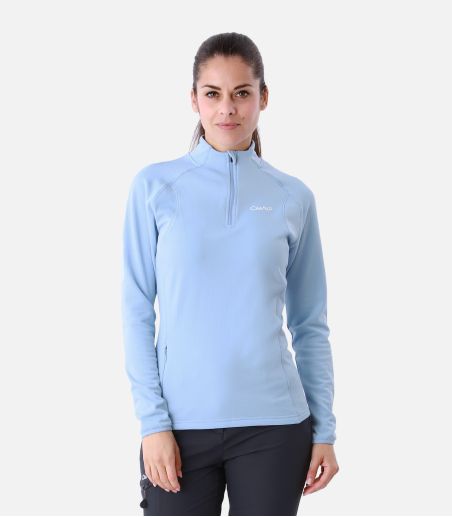 Funktionales warmes Fleece mit Stretch und Half Zip