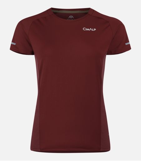 Bi-material trail T-shirt