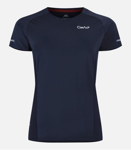 Bi-material trail T-shirt