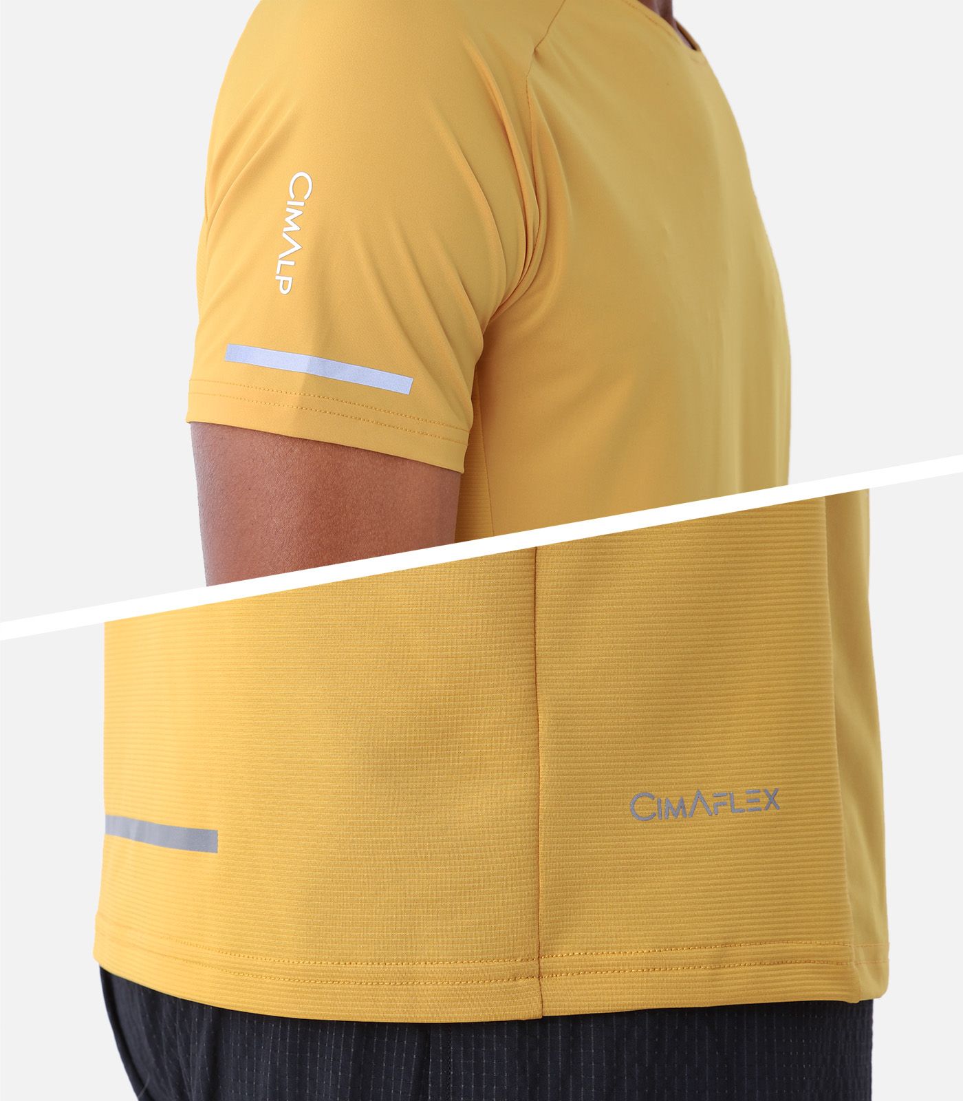T-shirt de trail bi-matières