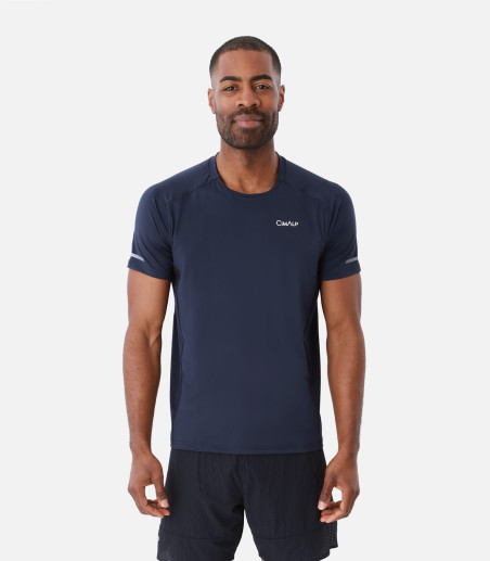 Trailrunning-Shirt mit Materialmix