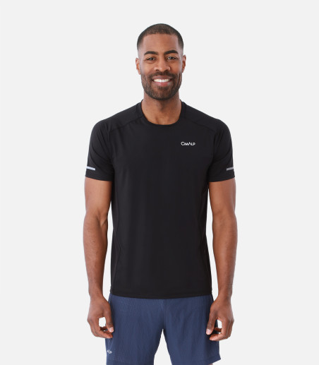 Trailrunning-Shirt mit Materialmix