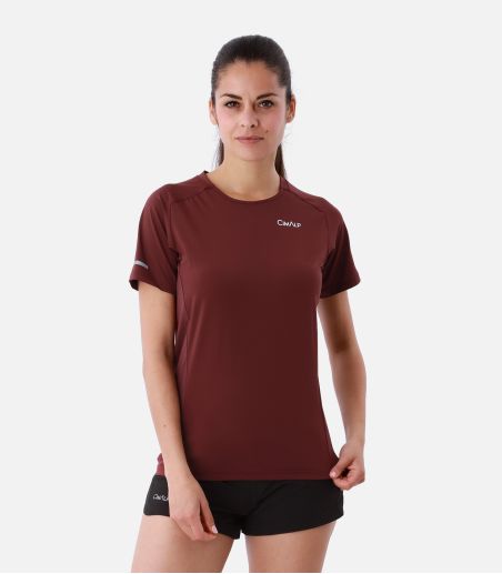 Bi-material trail T-shirt