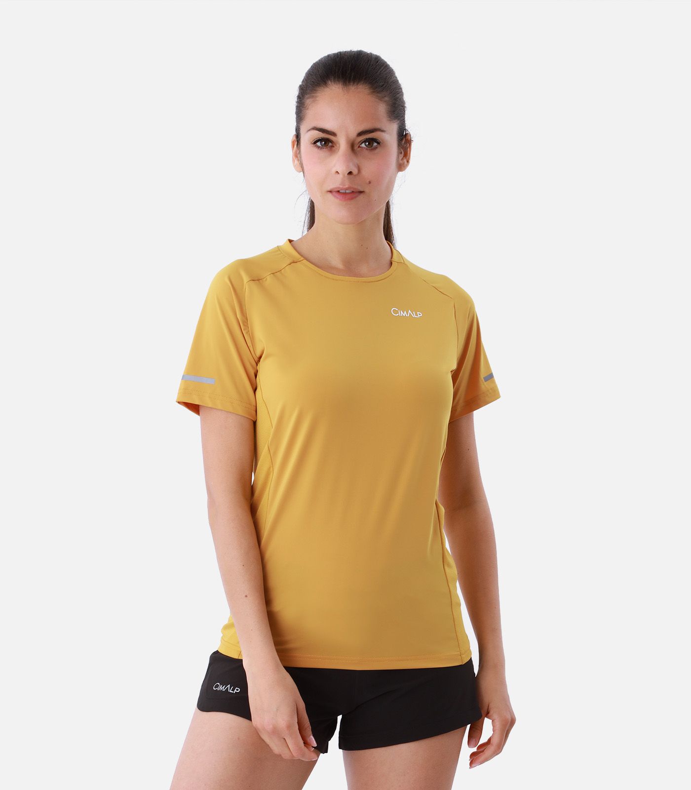 Bi-material trail T-shirt