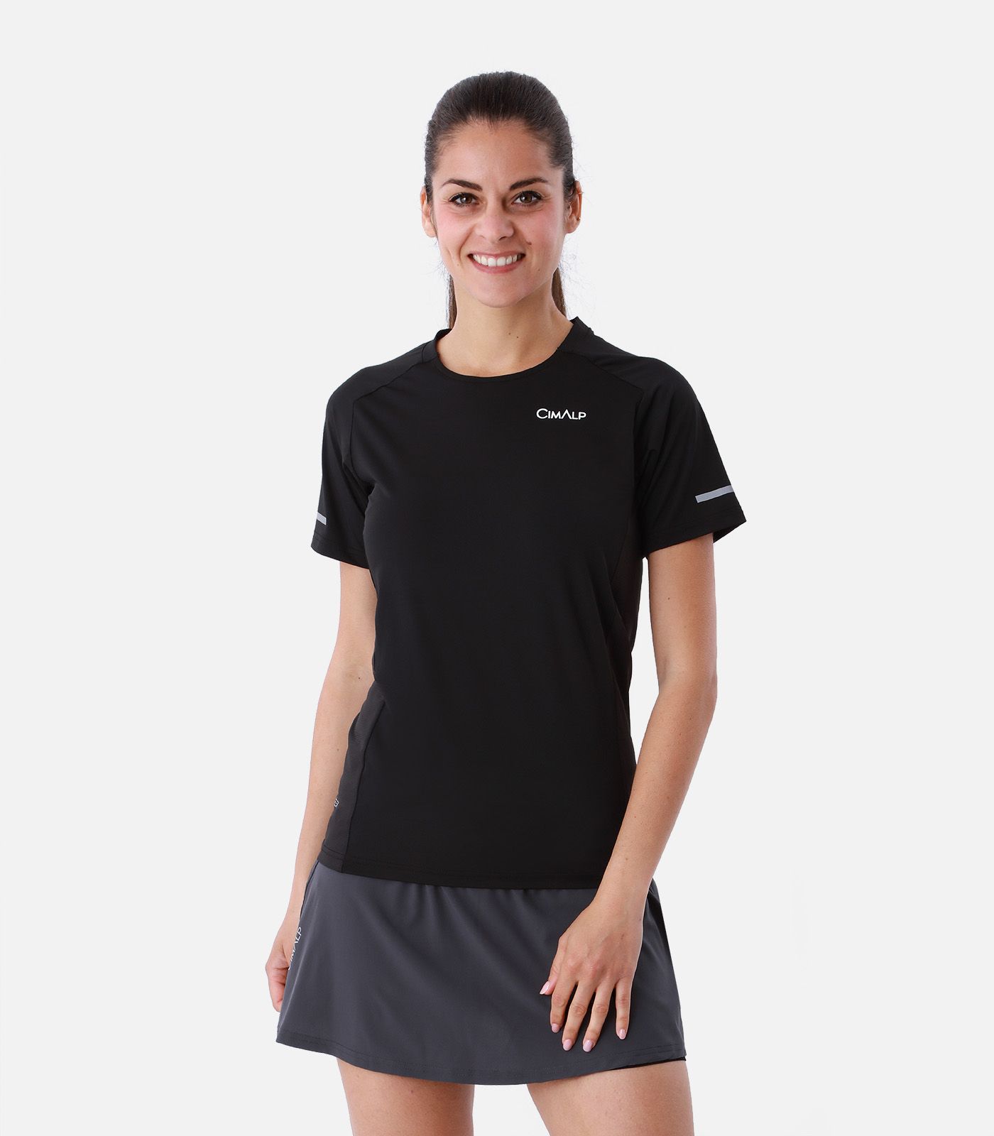 Bi-material trail T-shirt