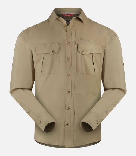 Chemise manches longues en tissus anti-moustiques