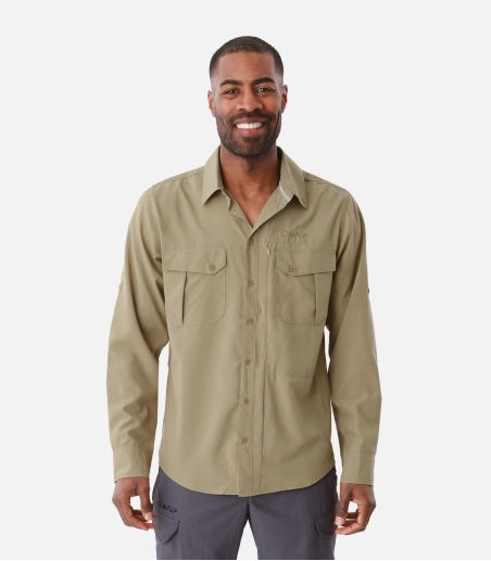 Chemise manches longues en tissus anti-moustiques