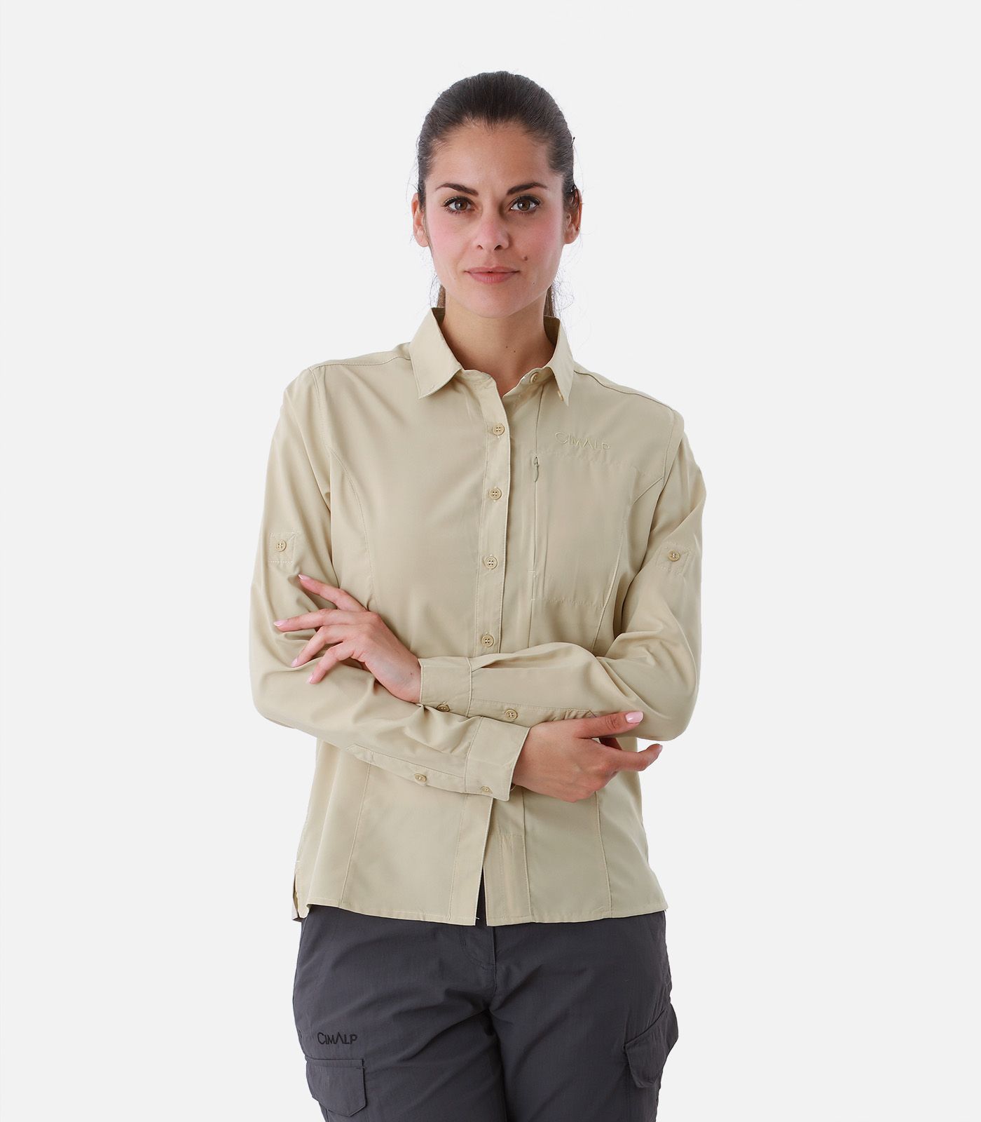 Chemise manches longues en tissus anti-moustiques