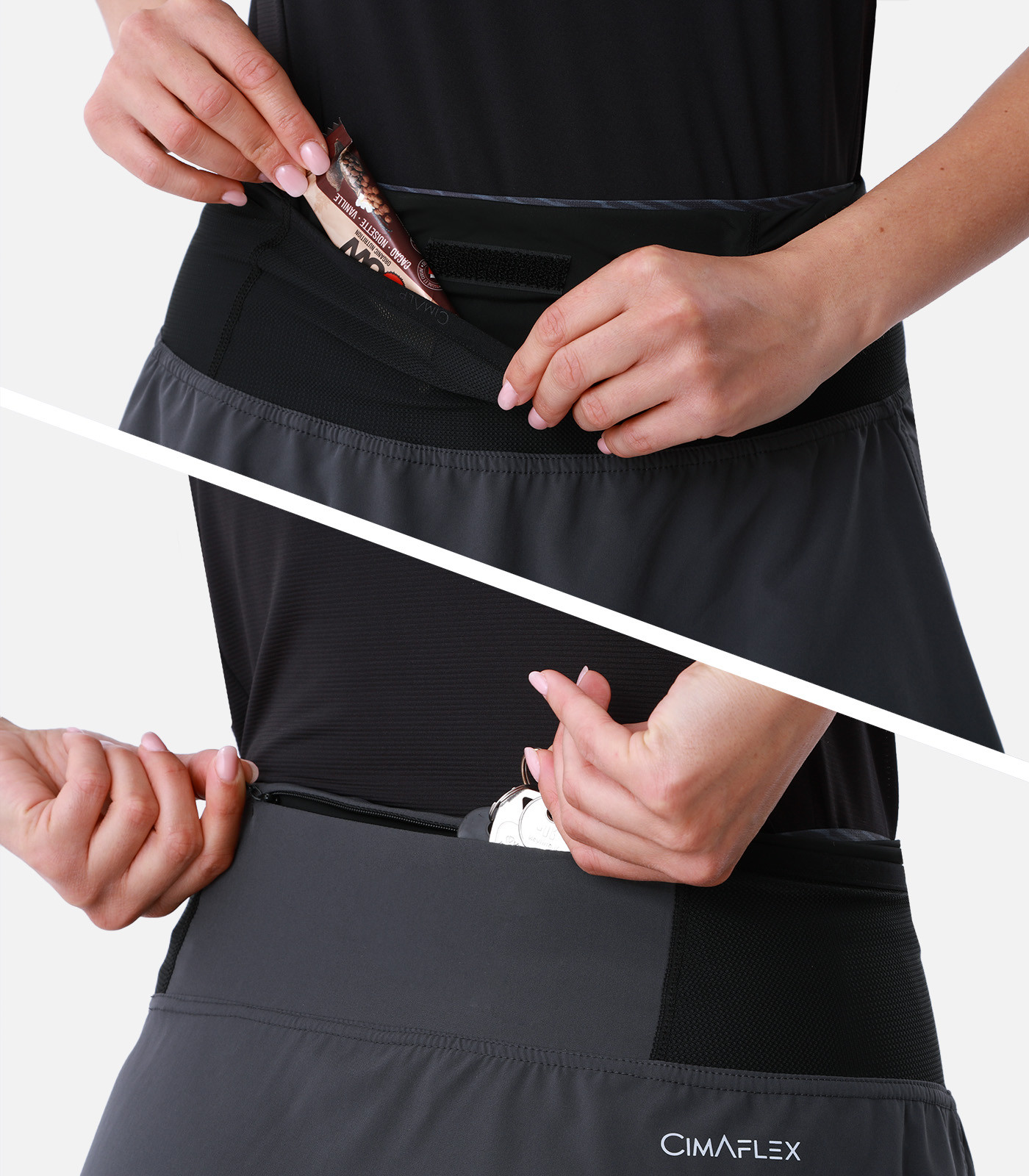 Gonna pantalone da Trail Running – Cintura multitasche | CIMALP