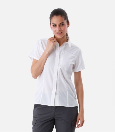 Chemise manches courtes en tissus anti-moustiques