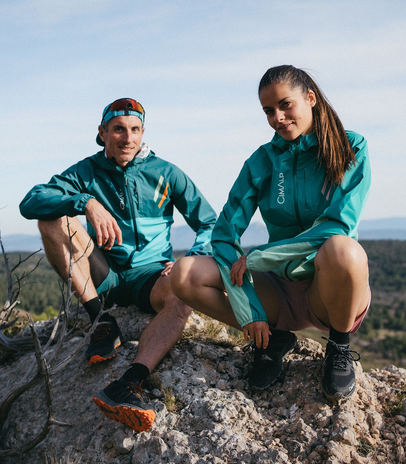 Veste de trail imperméable et respirante