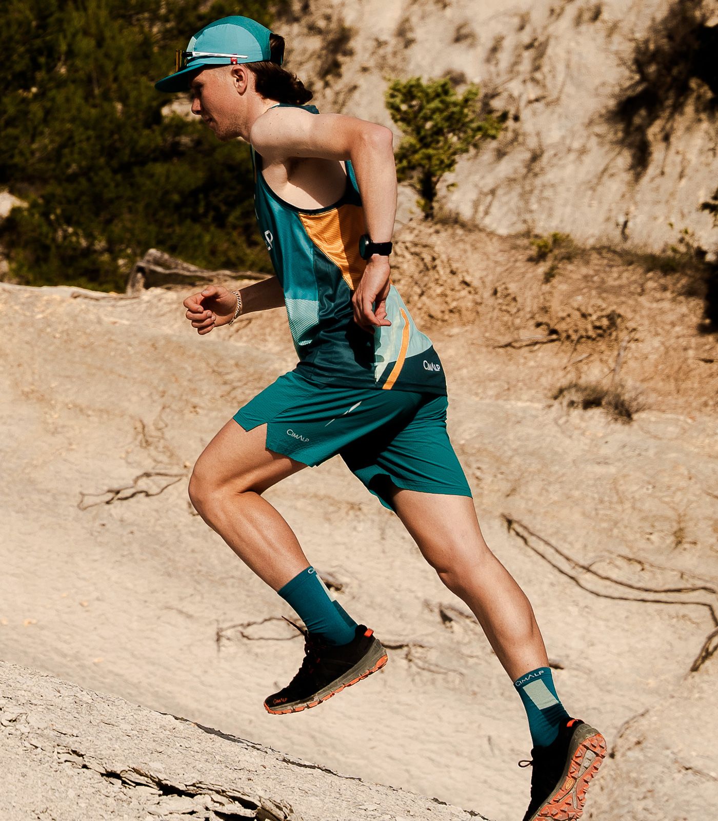Chaussettes de trail fines et respirantes 