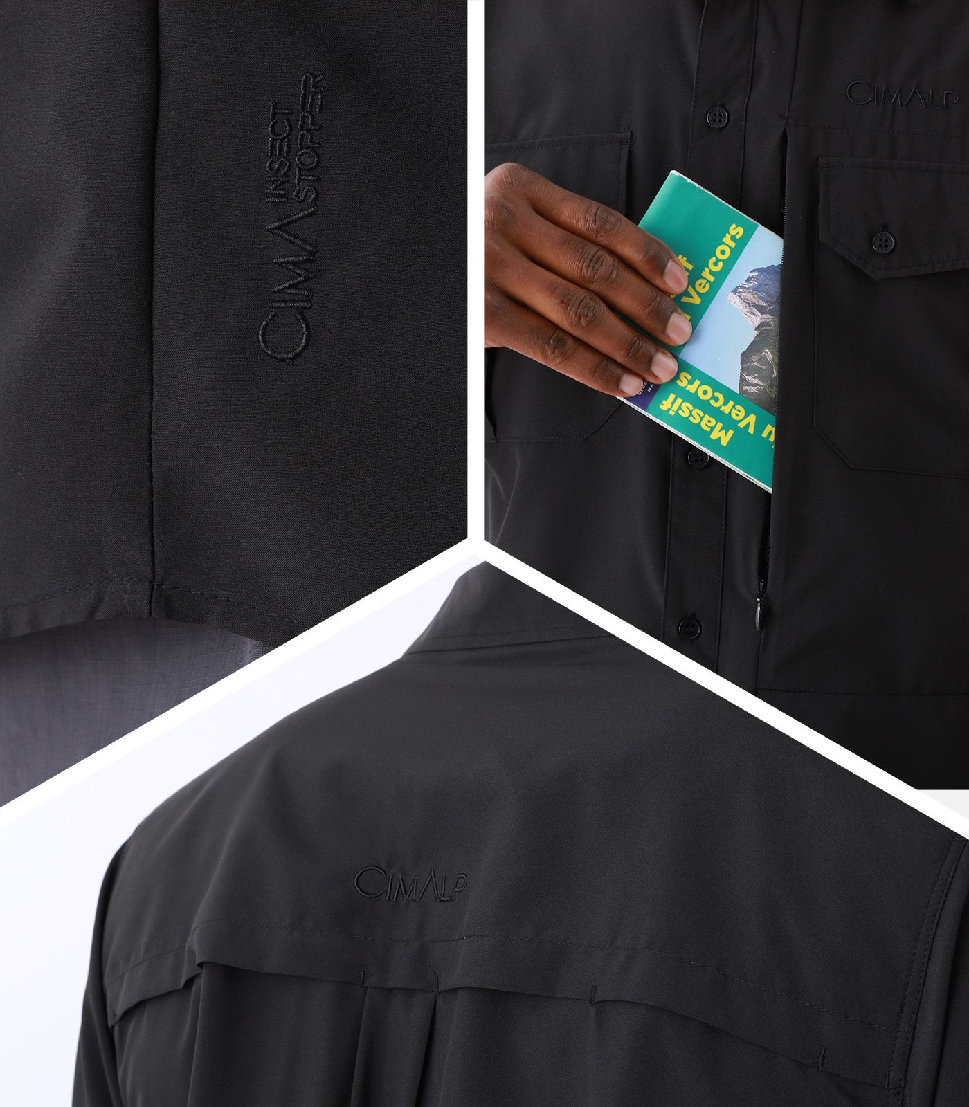 Camisa de trekking antimosquitos manga corta | Cimalp