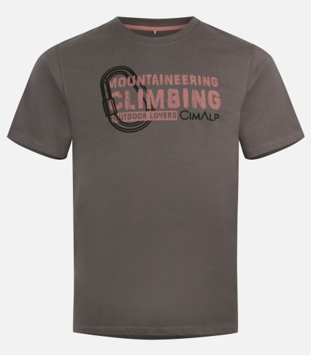T-shirt d'escalade en coton responsable